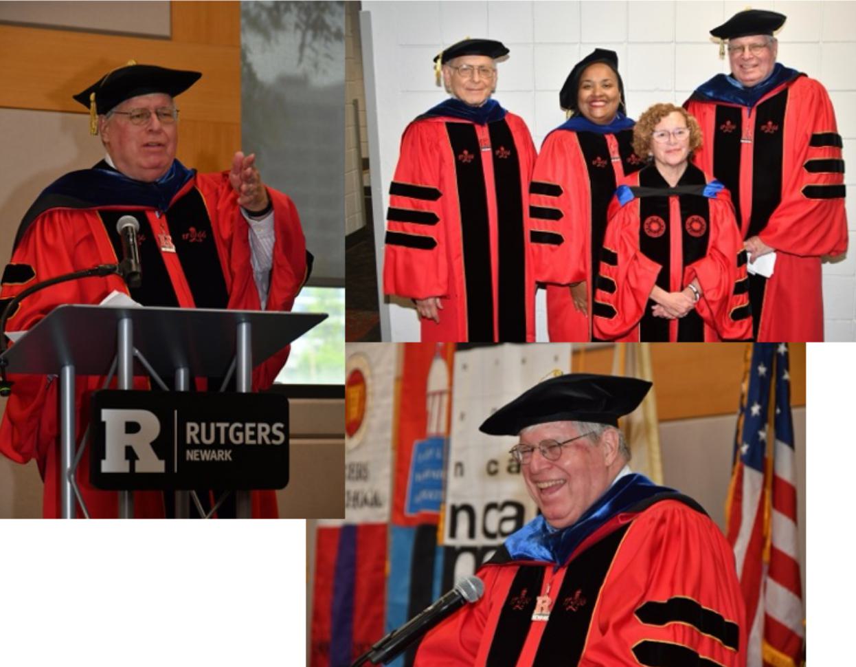 UMD VP for Research Gregory Ball Spoke at Rutgers University Commencement Ceremony in Newark